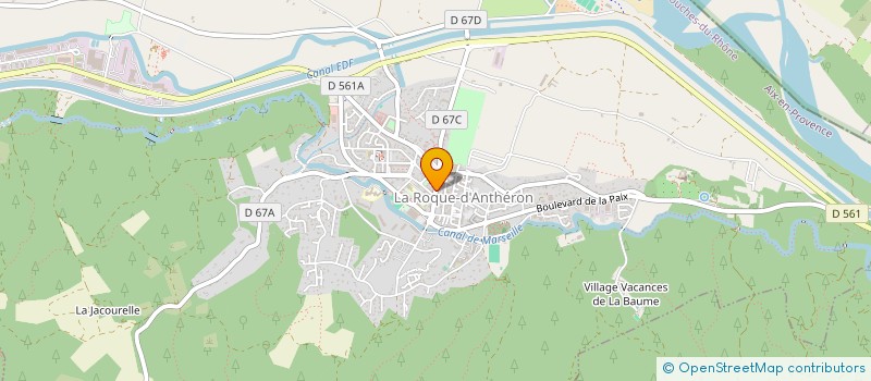 localisation de l'entreprise SOCIETE DE DISTRIBUTION LA ROCASSIERE  LA ROQUE-D'ANTHERON