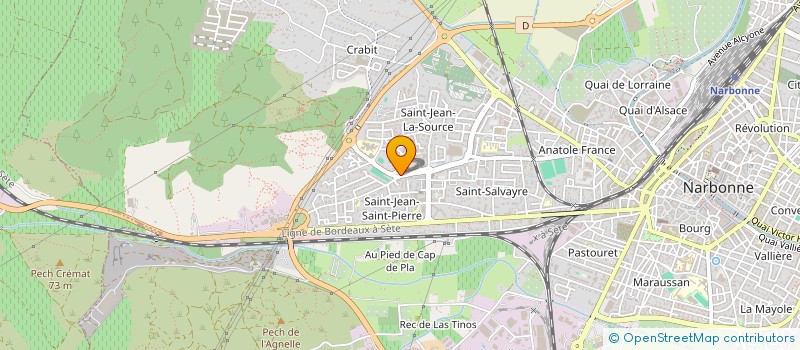 localisation de l'entreprise SOCIETE DE DISTRIBUTION LANGUEDOC  NARBONNE