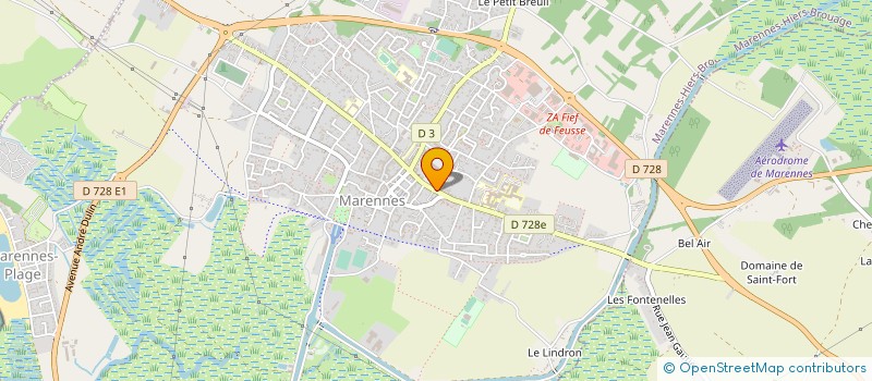 localisation de l'entreprise SOCIETE DE DISTRIBUTION MARENNAISE SA à MARENNES-HIERS-BROUAGE