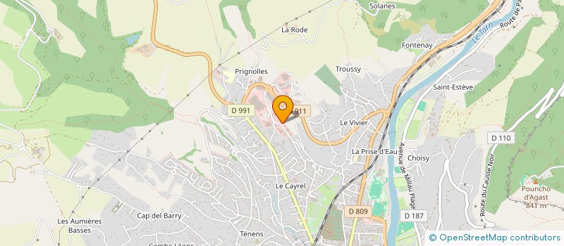 localisation de l'entreprise SOCIETE DE DISTRIBUTION MILLAVOISE  MILLAU