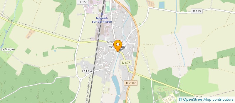 localisation de l'entreprise SOCIETE DE DISTRIBUTION NOGENTAISE à NOGENT-SUR-VERNISSON