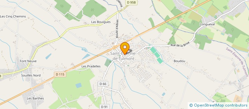 localisation de l'entreprise SOCIETE DE DISTRIBUTION OLIVIER  SAINT-ETIENNE-DE-TULMONT