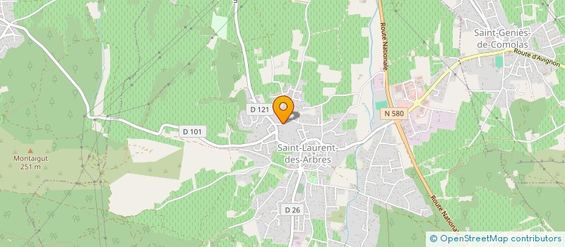 localisation de l'entreprise SOCIETE DE DISTRIBUTION OUTRE-MER à SAINT-LAURENT-DES-ARBRES