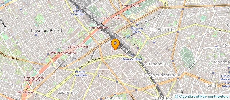 localisation de l'entreprise SOCIETE DE DISTRIBUTION SAUSSURE à PARIS