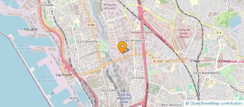 localisation de l'entreprise SOCIETE DE DISTRIBUTION TECHNIQUE à MARSEILLE