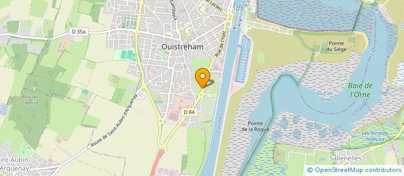 localisation de l'entreprise SOCIETE DE DOCKERS - MANUTENTION DE CALVADOS  OUISTREHAM