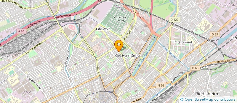 localisation de l'entreprise SOCIETE DE FABRICATION DE BRETZELS  MULHOUSE