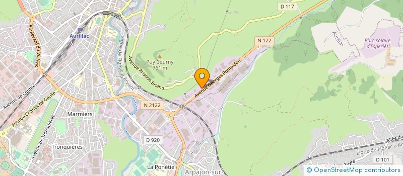 localisation de l'entreprise SOCIETE DE FABRICATION DE CAPOTES à AURILLAC