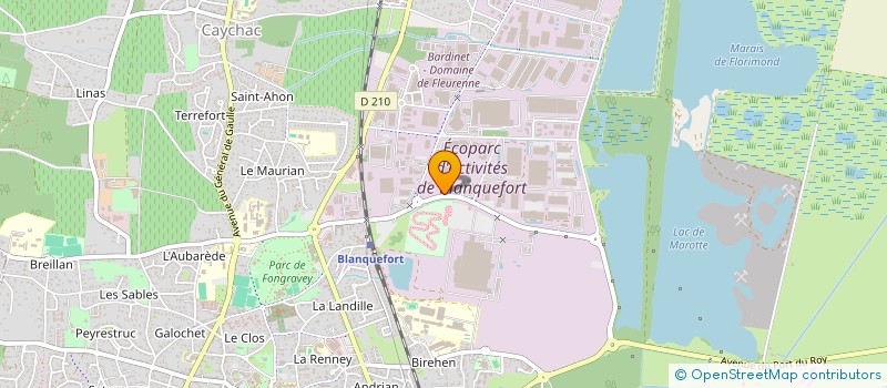 localisation de l'entreprise SOCIETE DE FABRICATION POUR LA STERILISATION à BLANQUEFORT