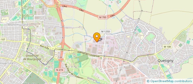 localisation de l'entreprise SOCIETE DE FABRICATIONS ELECTRIQUES à QUETIGNY