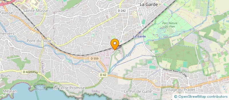 localisation de l'entreprise SOCIETE DE FACONNAGE DIETETIQUE ET ALIMENTAIRE à LA GARDE