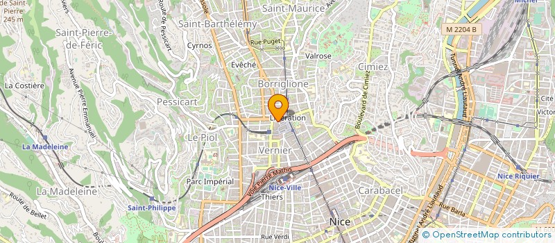 localisation de l'entreprise SOCIETE DE FAIT A.CAGNOL & FILS à NICE