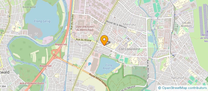 localisation de l'entreprise SOCIETE DE FAIT BAUMGARTEN WAGNER NEFF à STRASBOURG