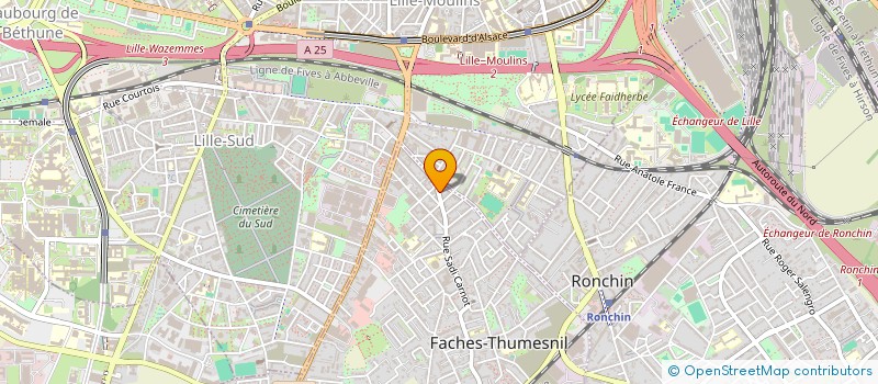 localisation de l'entreprise SOCIETE DE FAIT BELLA  FACHES-THUMESNIL