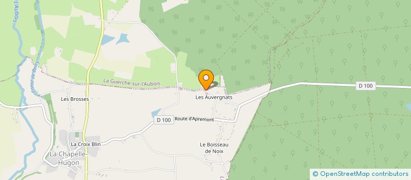localisation de l'entreprise SOCIETE DE FAIT BERTET à LA CHAPELLE-HUGON