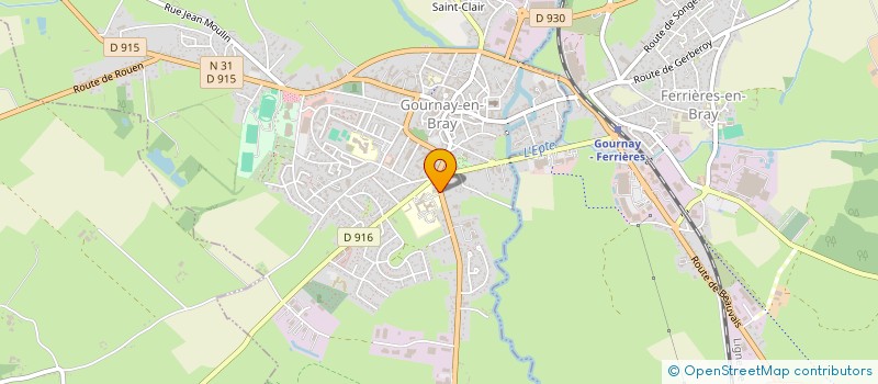 localisation de l'entreprise SOCIETE DE FAIT BONNARD-BRUNO  GOURNAY-EN-BRAY