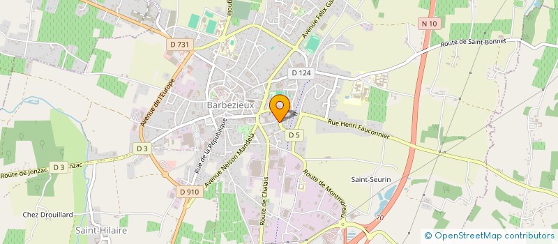 localisation de l'entreprise SOCIETE DE FAIT BURCZY GORGET à BARBEZIEUX-SAINT-HILAIRE