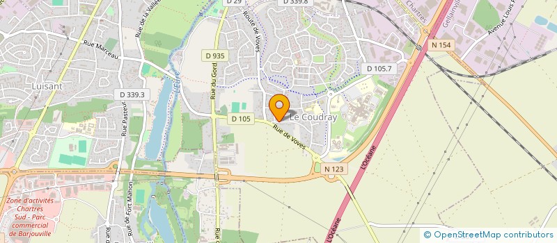 localisation de l'entreprise SOCIETE DE FAIT CHARDON-LEVREZ à LE COUDRAY