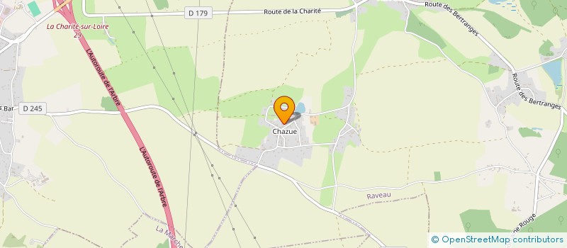 localisation de l'entreprise SOCIETE DE FAIT DANTON-LADEYGAILLERIE à RAVEAU