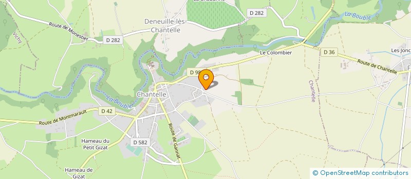 localisation de l'entreprise SOCIETE DE FAIT DEBOST BAILLY  CHANTELLE