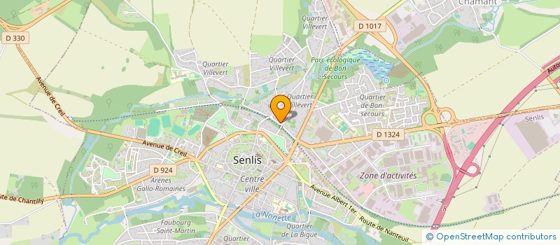 localisation de l'entreprise SOCIETE DE FAIT DES DOCTEURS AUBLANT ET BOHBOT  SENLIS