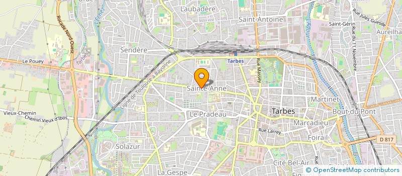 localisation de l'entreprise SOCIETE DE FAIT FOURNEX BELTRAN  TARBES