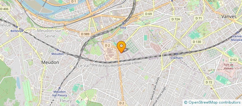 localisation de l'entreprise SOCIETE DE FAIT FOURNIER ET FAUCHEUX à CLAMART