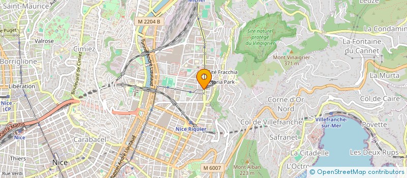 localisation de l'entreprise SOCIETE DE FAIT GEORGES FRANZINI à NICE