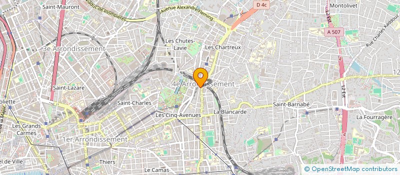 localisation de l'entreprise SOCIETE DE FAIT GUGLIELMI ET MERLIN à MARSEILLE