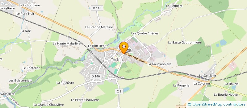 localisation de l'entreprise SOCIETE DE FAIT KINE 3 PROVINCES à SEVREMOINE