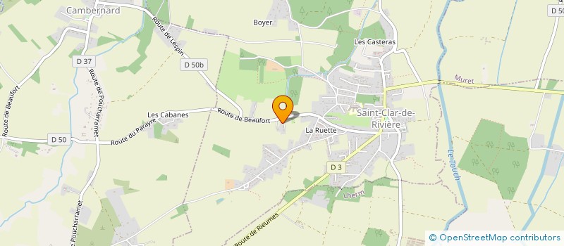 localisation de l'entreprise SOCIETE DE FAIT KONC SERGE ET PATRICK  SAINT-CLAR-DE-RIVIERE