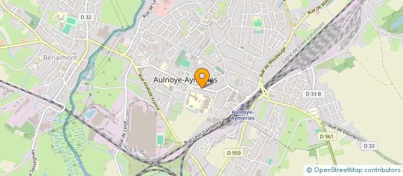 localisation de l'entreprise SOCIETE DE FAIT LACROIX FRERES à AULNOYE-AYMERIES