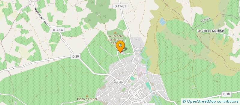 localisation de l'entreprise SOCIETE DE FAIT M ET MME COPPOLA  CAUX