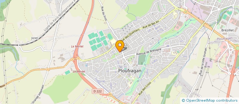 localisation de l'entreprise SOCIETE DE FAIT MONNIER CREZE  PLOUFRAGAN