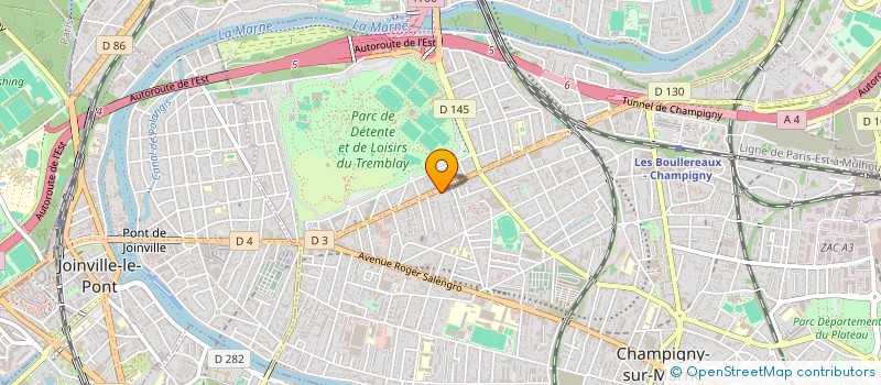 localisation de l'entreprise SOCIETE DE FAIT NOEL AUGUSTE ET CLAUDE à CHAMPIGNY-SUR-MARNE