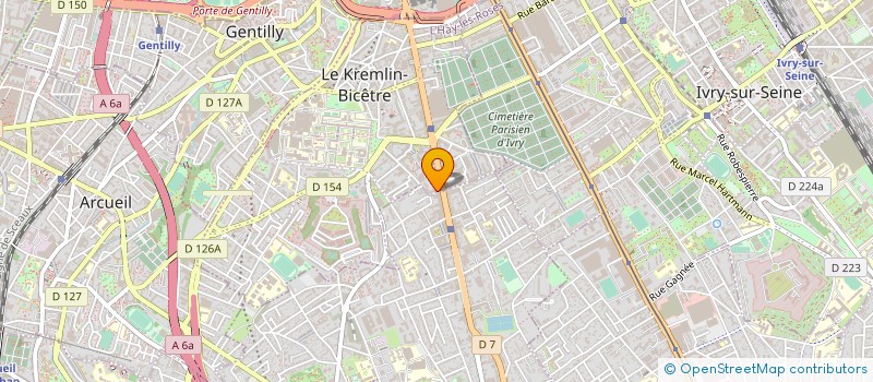 localisation de l'entreprise SOCIETE DE FAIT PAESANA  LE KREMLIN-BICETRE