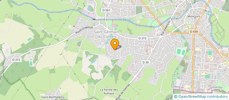 localisation de l'entreprise SOCIETE DE FAIT PAVE-CORDIER à SAINT-GERMAIN-DU-CORBEIS