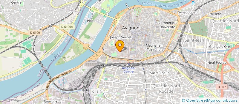 localisation de l'entreprise SOCIETE DE FAIT QUIRATAIRE B G B  AVIGNON