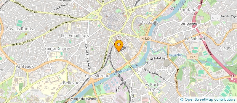 localisation de l'entreprise SOCIETE DE FAIT STRUK ET THIABAUD à LIMOGES