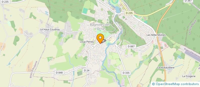 localisation de l'entreprise SOCIETE DE FAIT VIOT DUVACHER à BAGNOLES-DE-L'ORNE-NORMANDIE