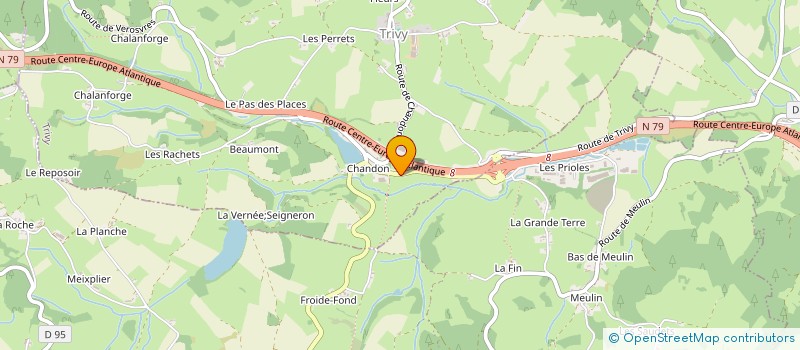 localisation de l'entreprise SOCIETE DE FAMILLE NESME à TRIVY