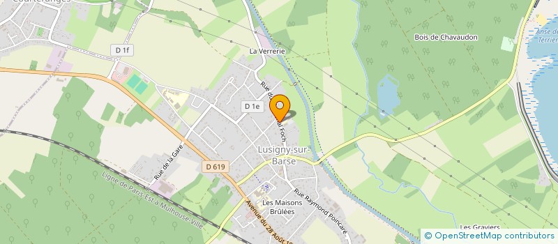 localisation de l'entreprise SOCIETE DE FARADISATION ET DE MAINTENANC à LUSIGNY-SUR-BARSE