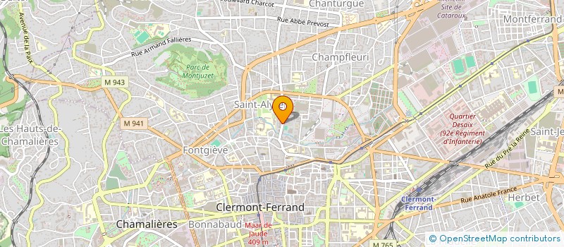 localisation de l'entreprise SOCIETE DE FERMETURES DE BATIMENTS  CLERMONT-FERRAND