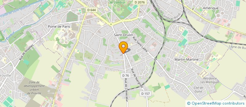 localisation de l'entreprise SOCIETE DE FERMETURES DU BATIMENT à CAMBRAI
