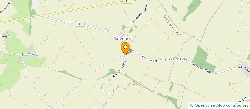 localisation de l'entreprise SOCIETE DE FINANCEMENT CEDRIC COTTEREAUX  SAINTS-EN-PUISAYE