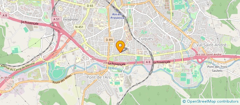 localisation de l'entreprise SOCIETE DE FINITION DU BATIMENT à AIX-EN-PROVENCE