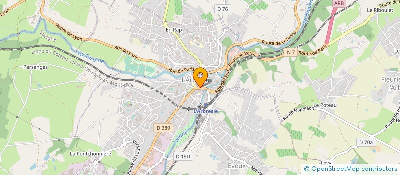 localisation de l'entreprise SOCIETE DE FORCE DE VENTE DE PRESSE  L'ARBRESLE