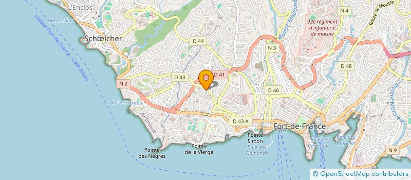 localisation de l'entreprise SOCIETE DE FORMATION AUX TECHNIQUES DU BIEN ETRE à FORT-DE-FRANCE