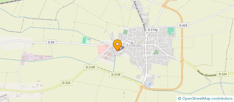 localisation de l'entreprise SOCIETE DE FOURNITURES INDUSTRIELLES à ENNEZAT