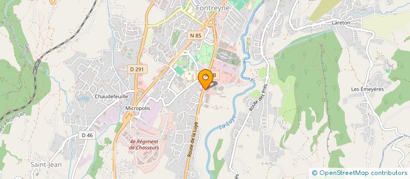 localisation de l'entreprise SOCIETE DE FOURNITURES POUR L'AUTOMOBILE ET LA CARROSSERIE à GAP